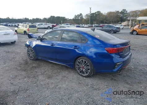 2021 Kia Forte Gt из США, поврежденный, VIN 3KPF44AC0ME366357